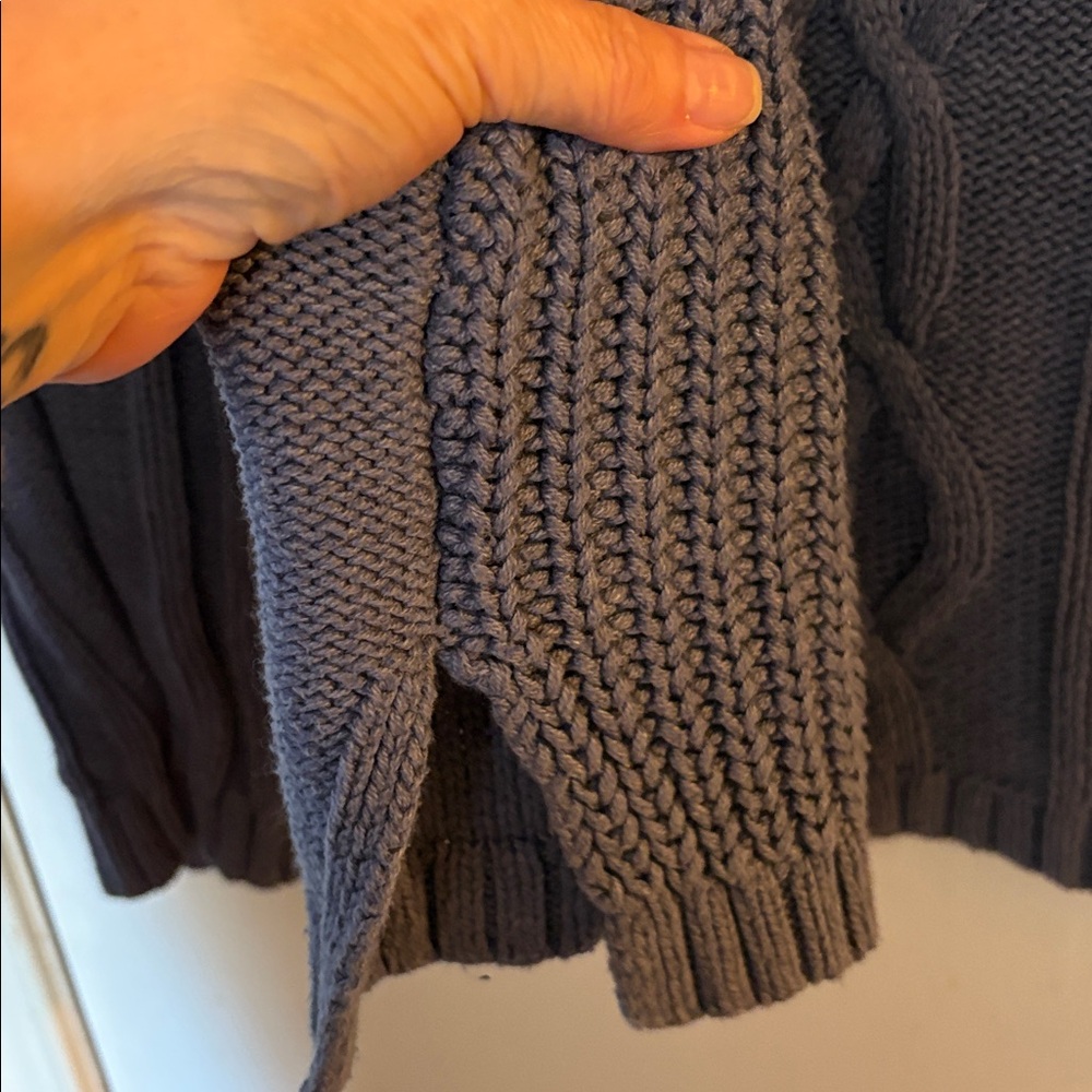 Old Navy Blue Knit Sweater - Picture 3 of 4